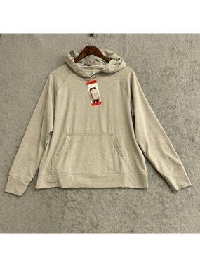 NWT Danskin Women's M Sweatshirt Hoodie Tan F1103